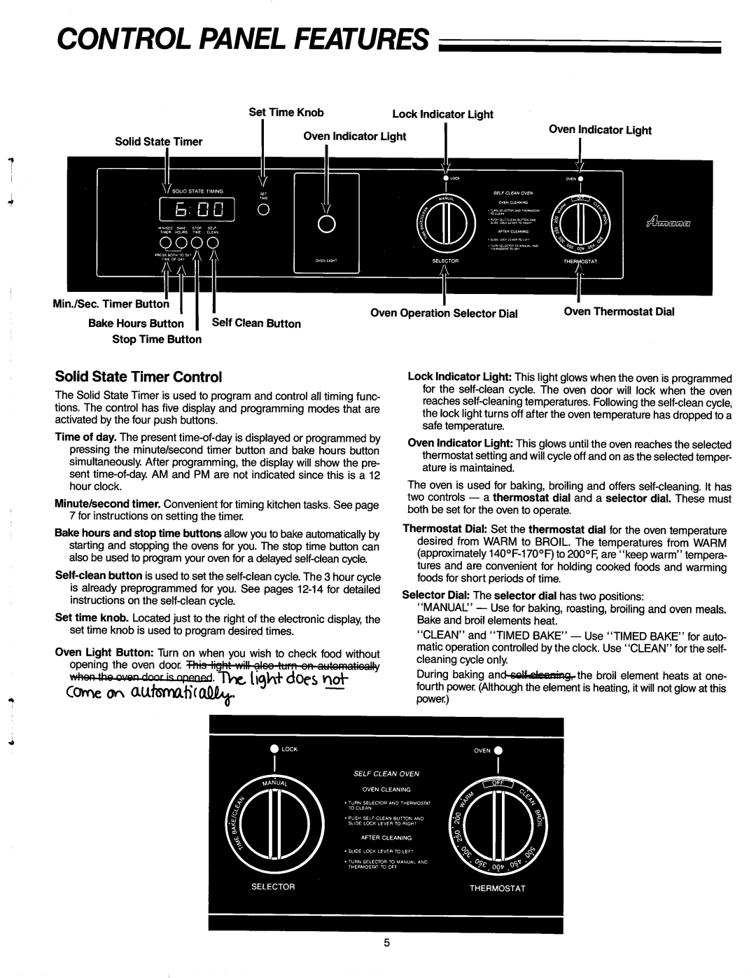 Amana AO27SEW manual 