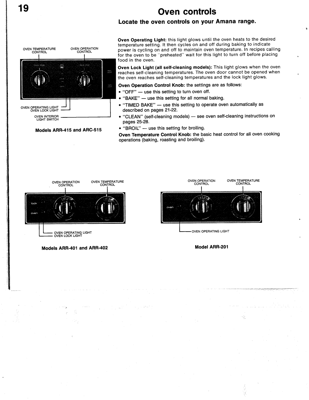 Amana Arc 515 manual 