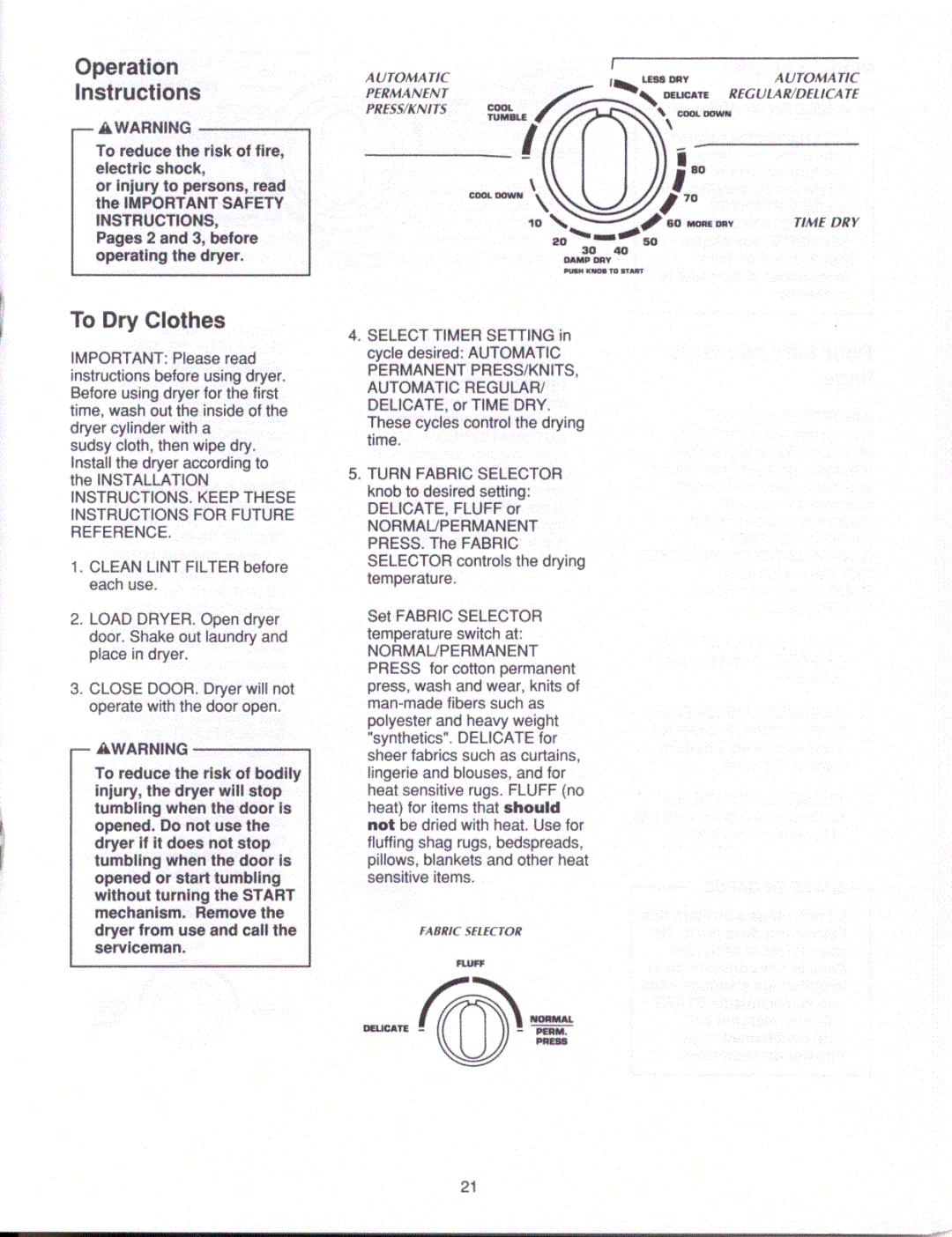 Amana CE3402 manual 