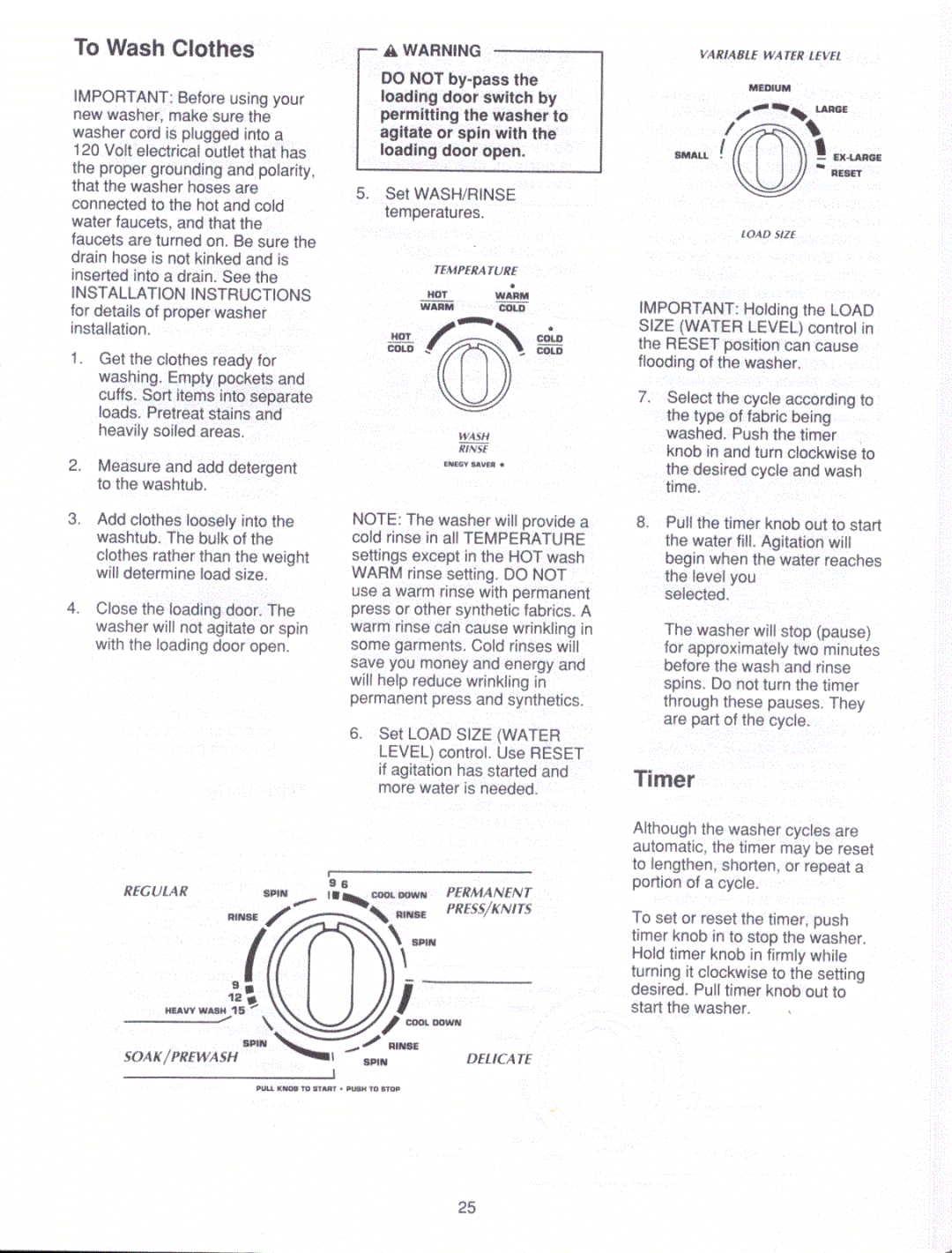 Amana CW3303 manual 