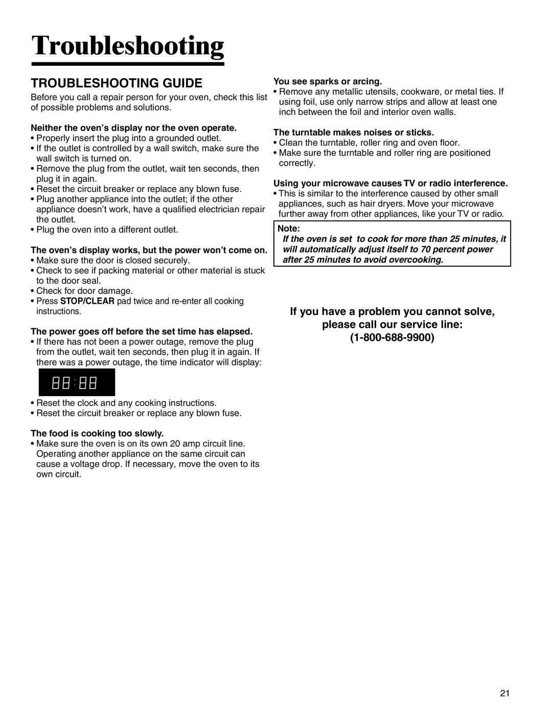 Amana MMV1153BA important safety instructions Troubleshooting Guide 