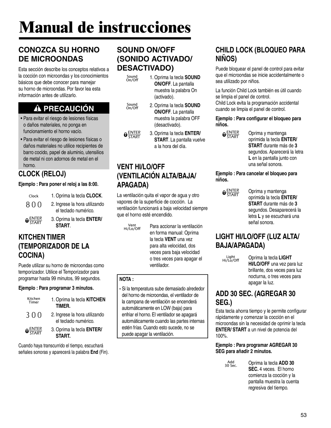 Amana MMV1153BA important safety instructions Manual de instrucciones 