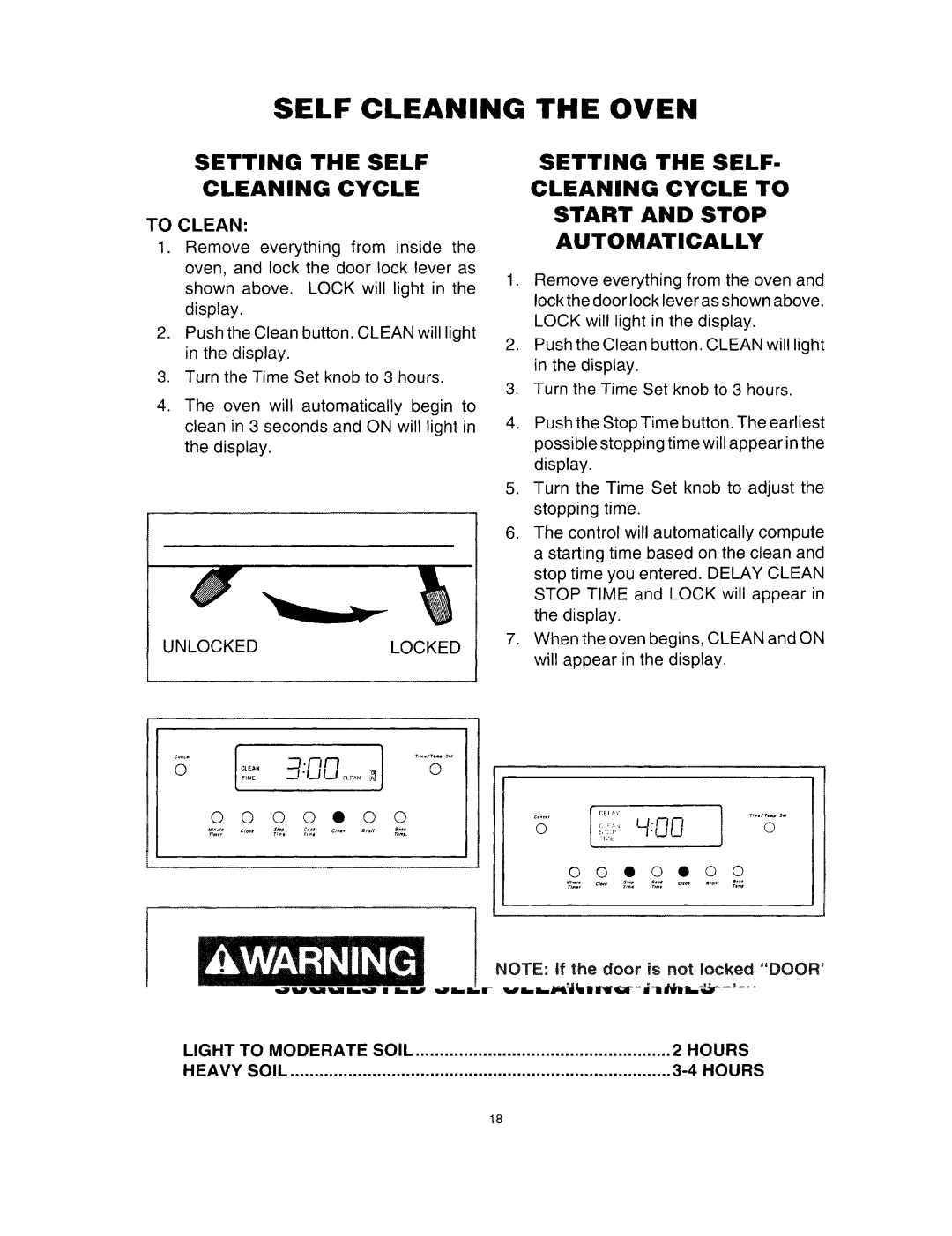 Amana Self Cleaning Gas Range, 36-308798-03-0 manual 