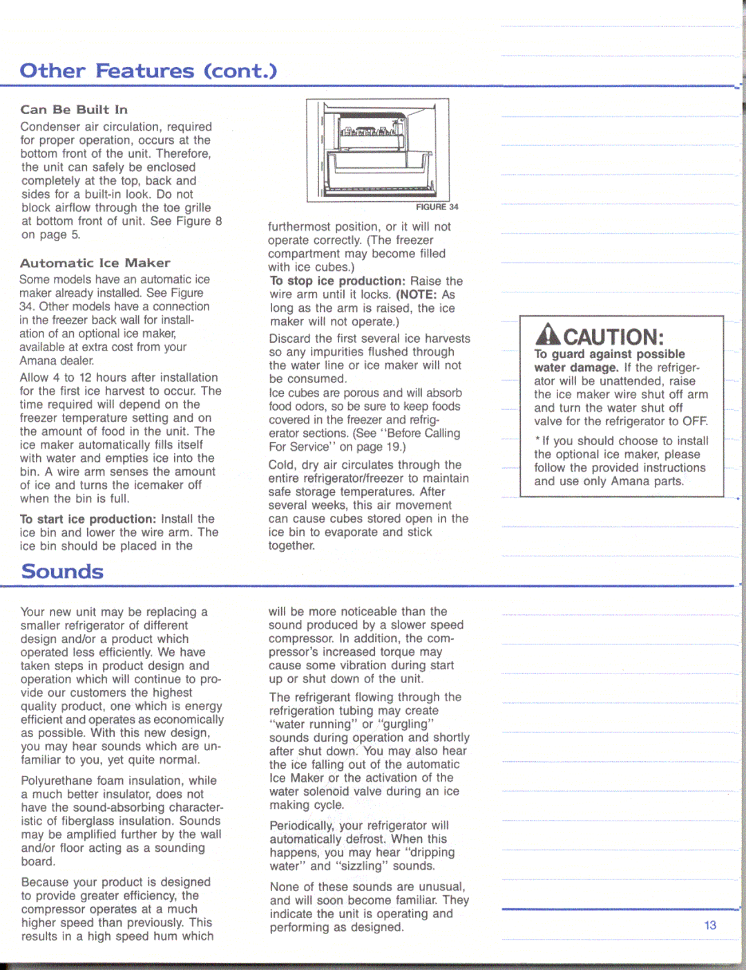 Amana Amana 25, Amana 20, Amana 19, Amana 22, Side-By-Side Refridgerator manual 