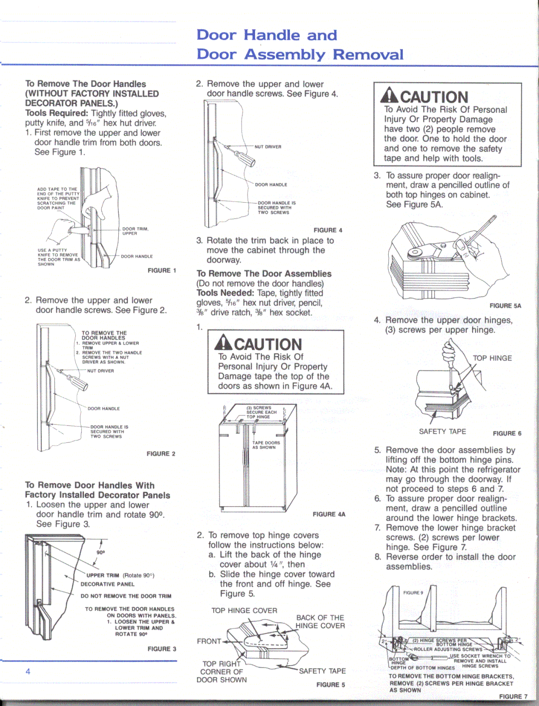 Amana Side-By-Side Refridgerator, Amana 20, Amana 19, Amana 22, Amana 25 manual 