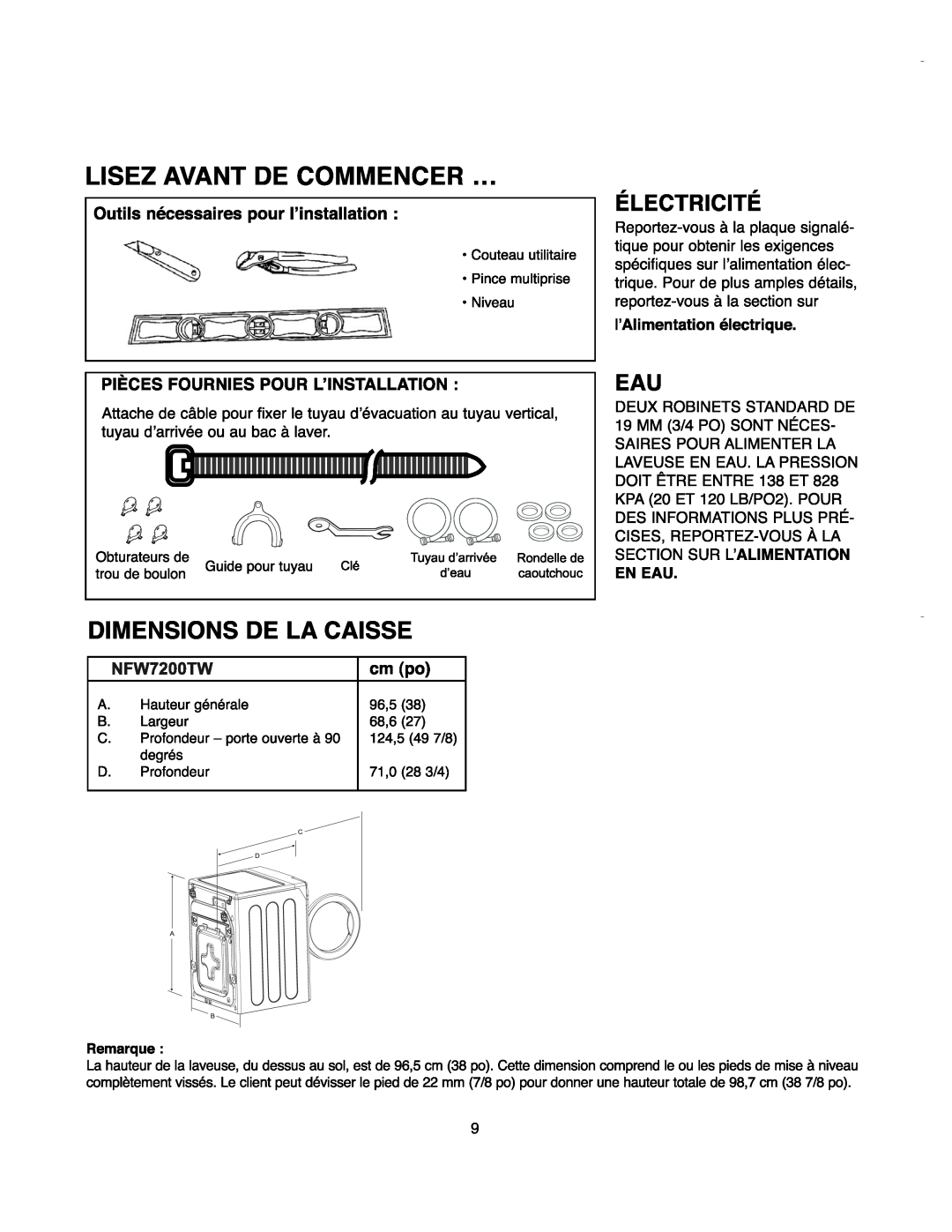 Amana DC68-02032C, W10161756 manual 