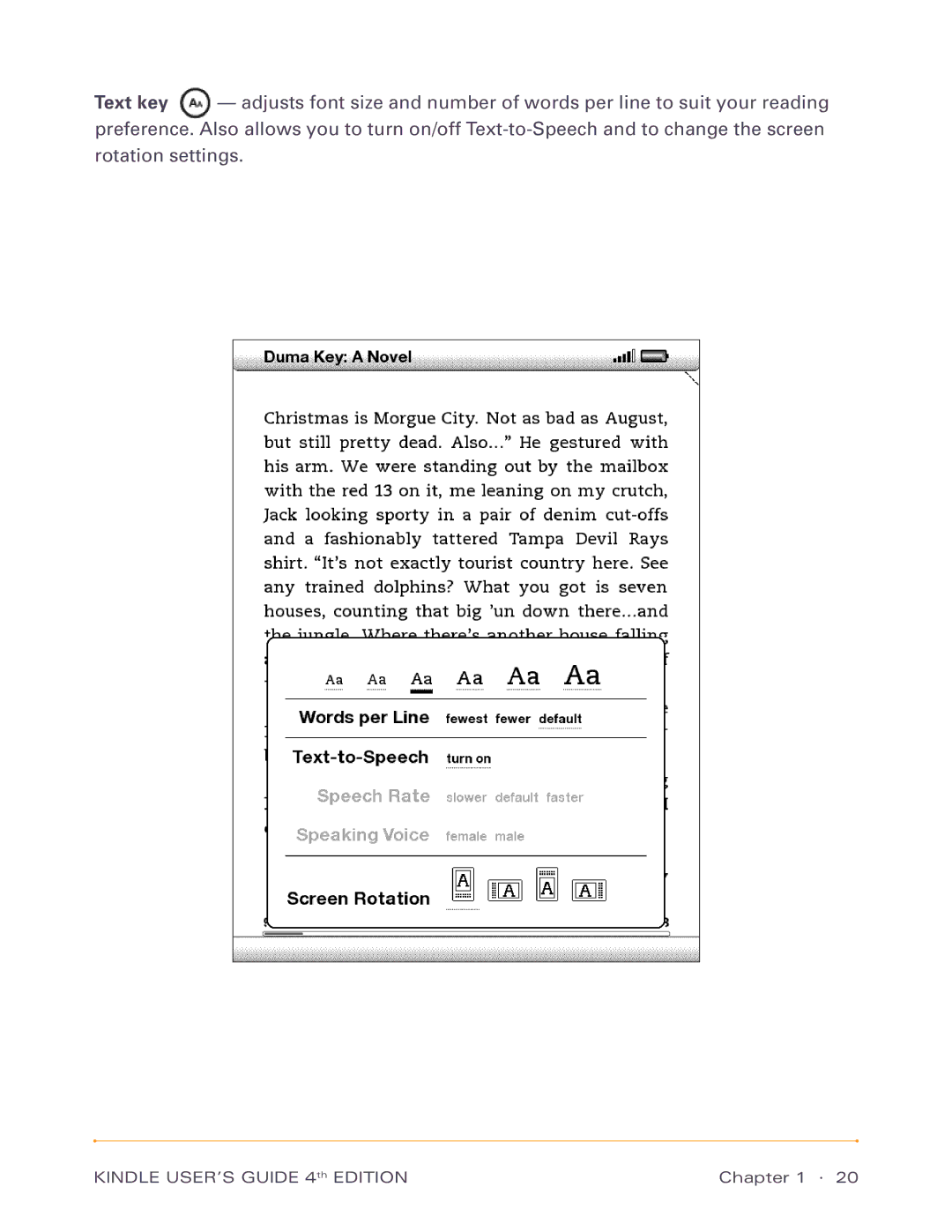 Amazon D00511, D00701 manual Kindle USER’S Guide 4th Edition 