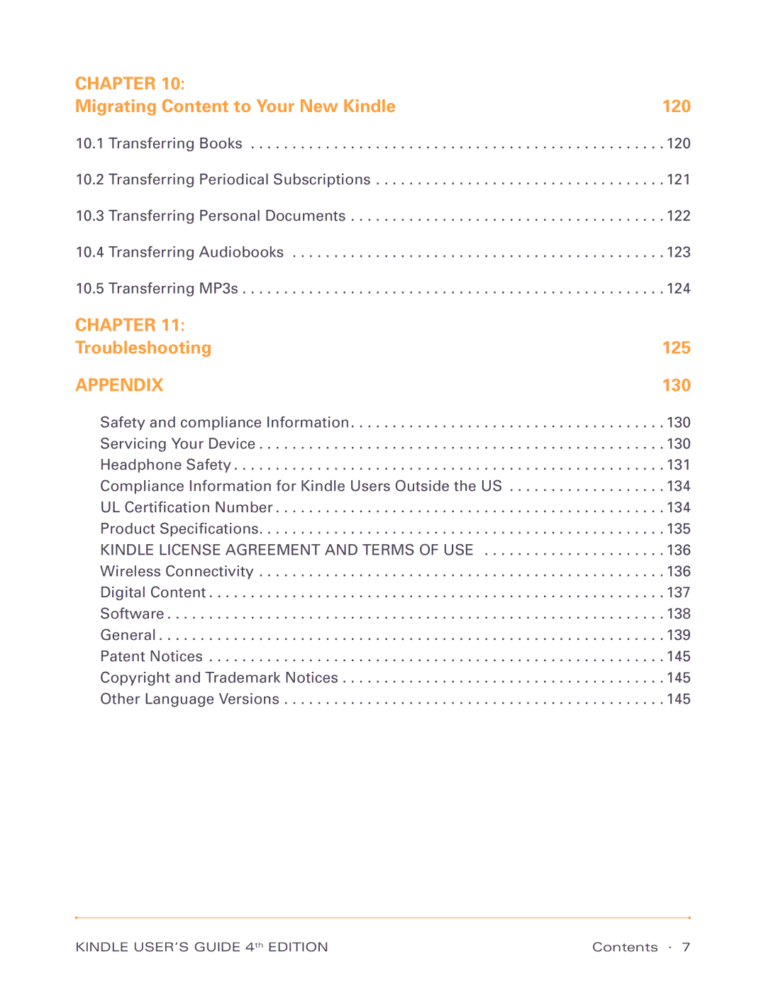 Amazon D00701, D00511 manual Appendix 