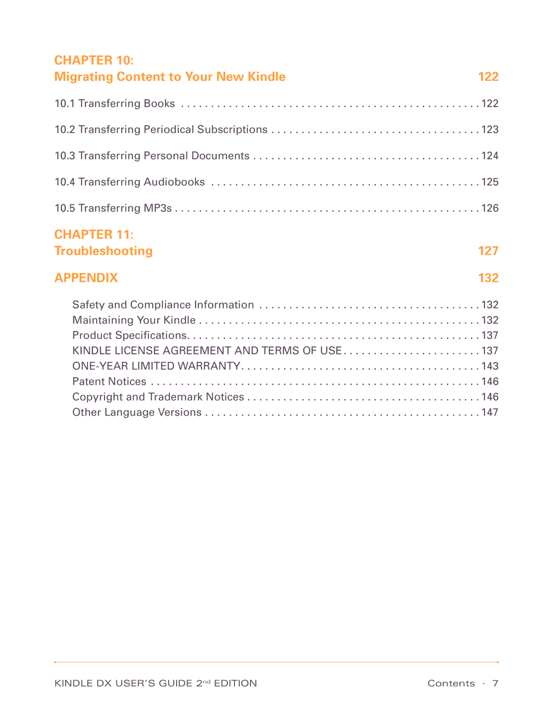 Amazon D00611, D00801 manual Appendix 