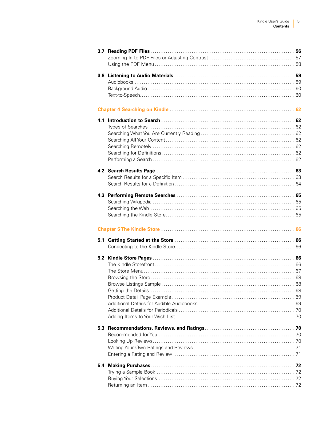 Amazon KNDKYBRD3G manual Contents 