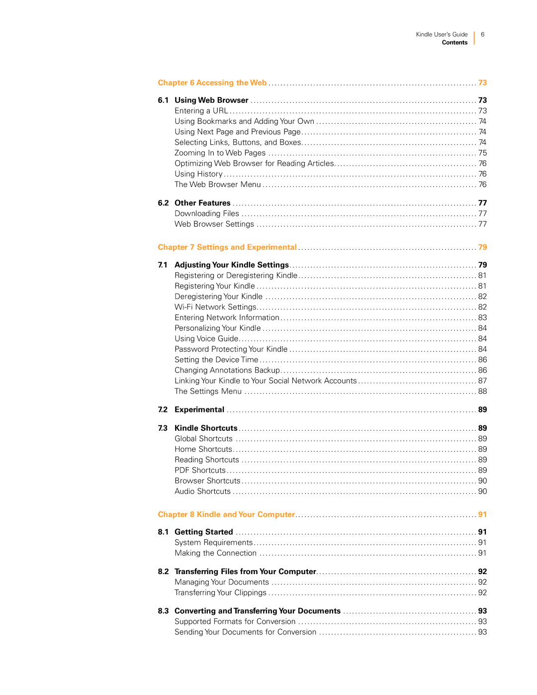 Amazon KNDKYBRD3G manual Contents 