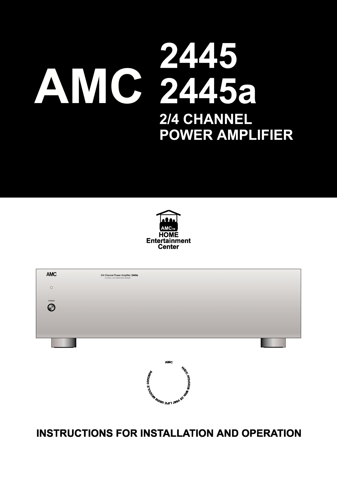 AMC 2445 manual 