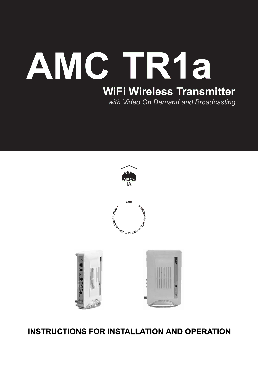 AMC manual AMC TR1a 