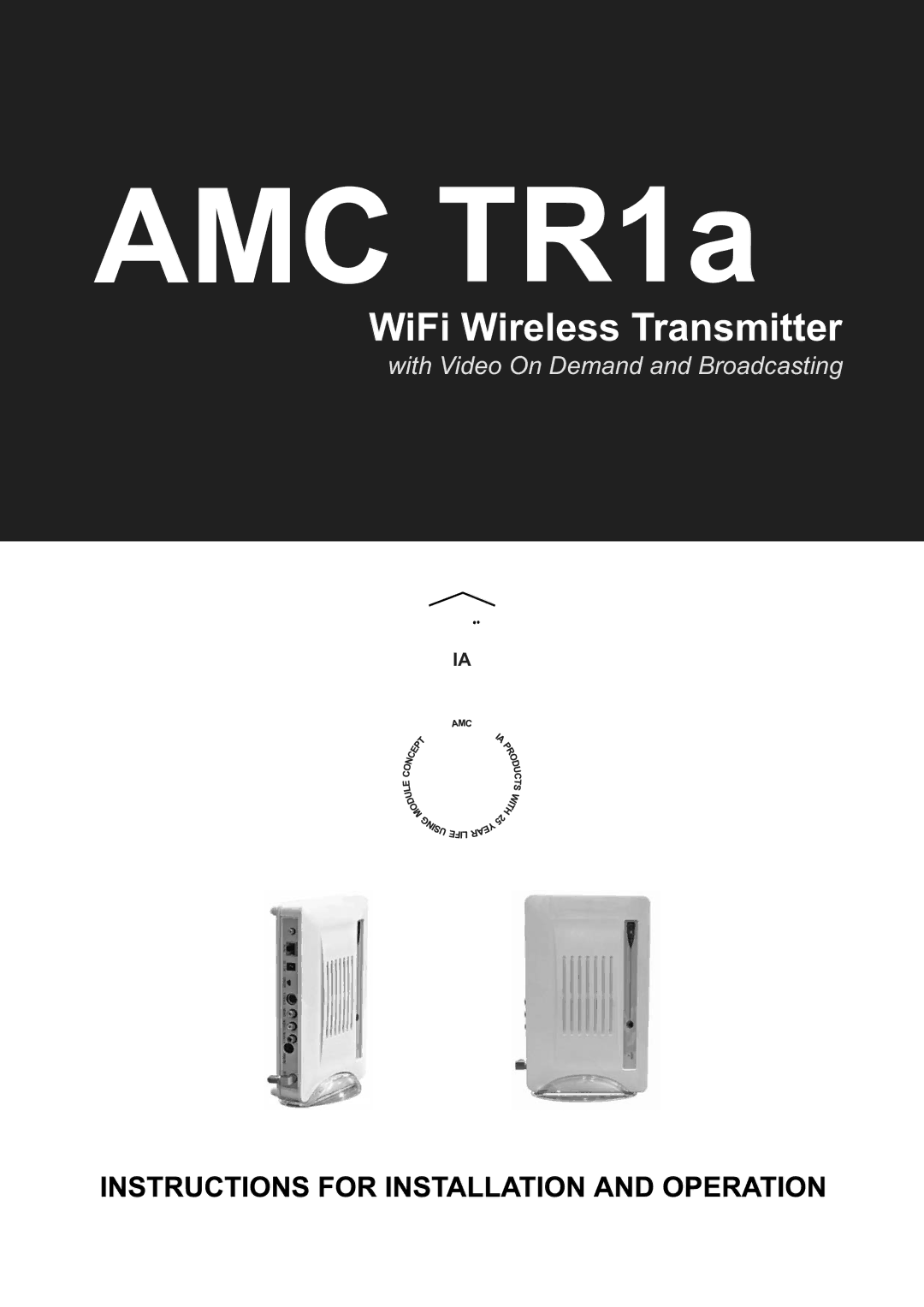 AMC TR1a manual 