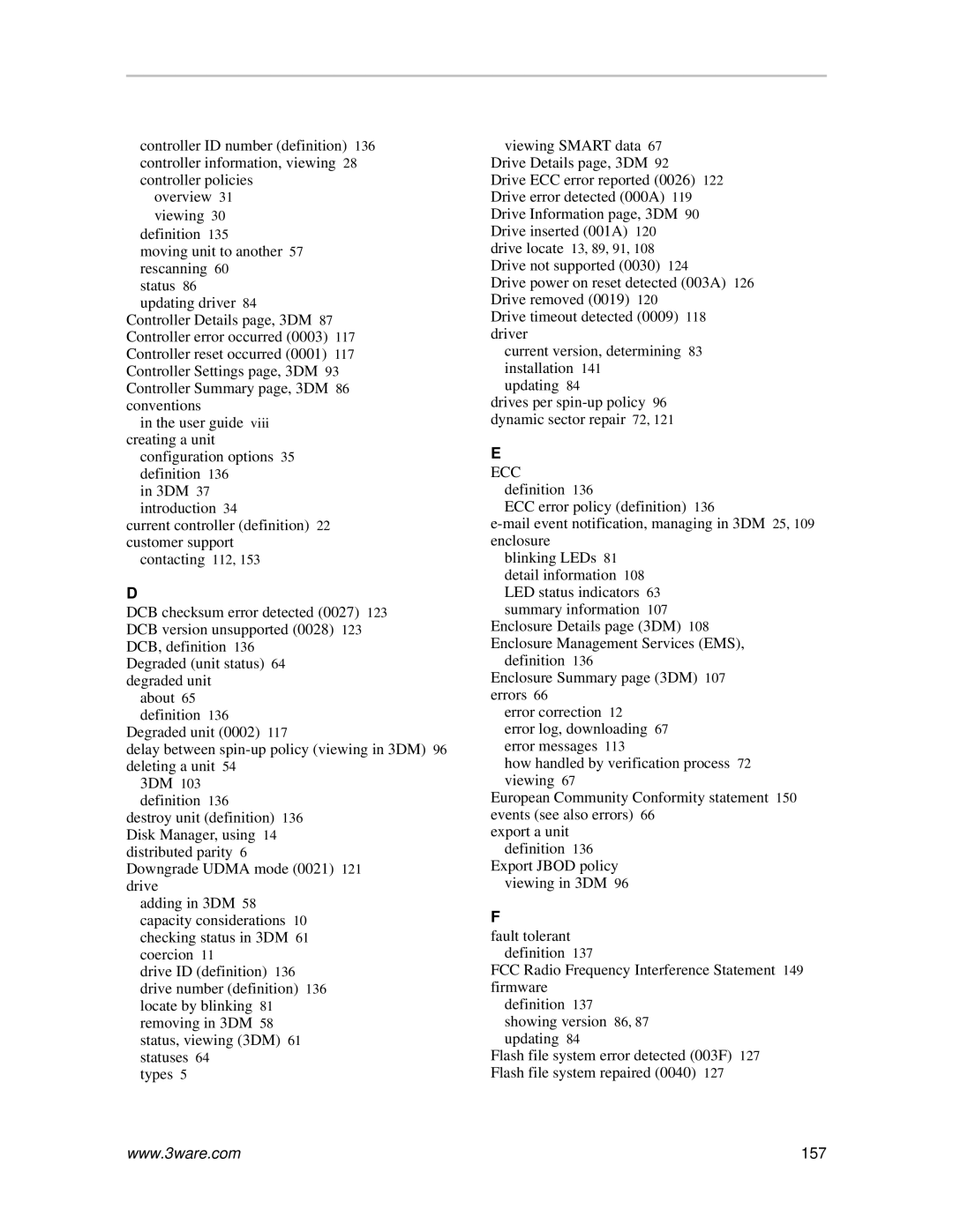 AMCC 720-0138-00 manual 157 