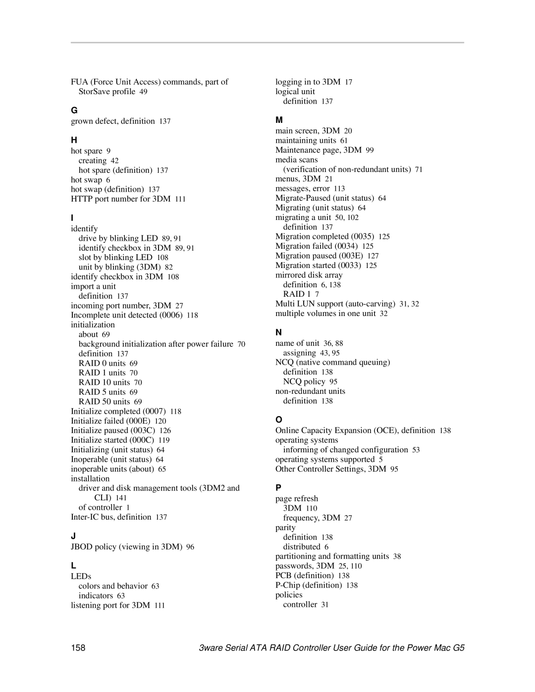 AMCC 720-0138-00 manual 158 