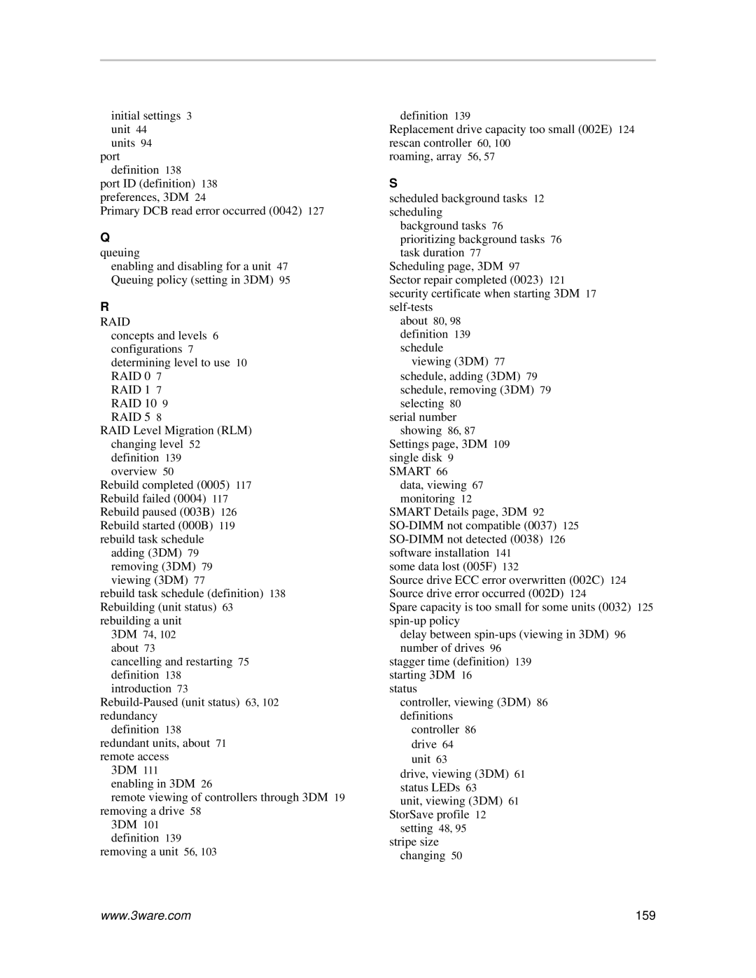 AMCC 720-0138-00 manual 159 