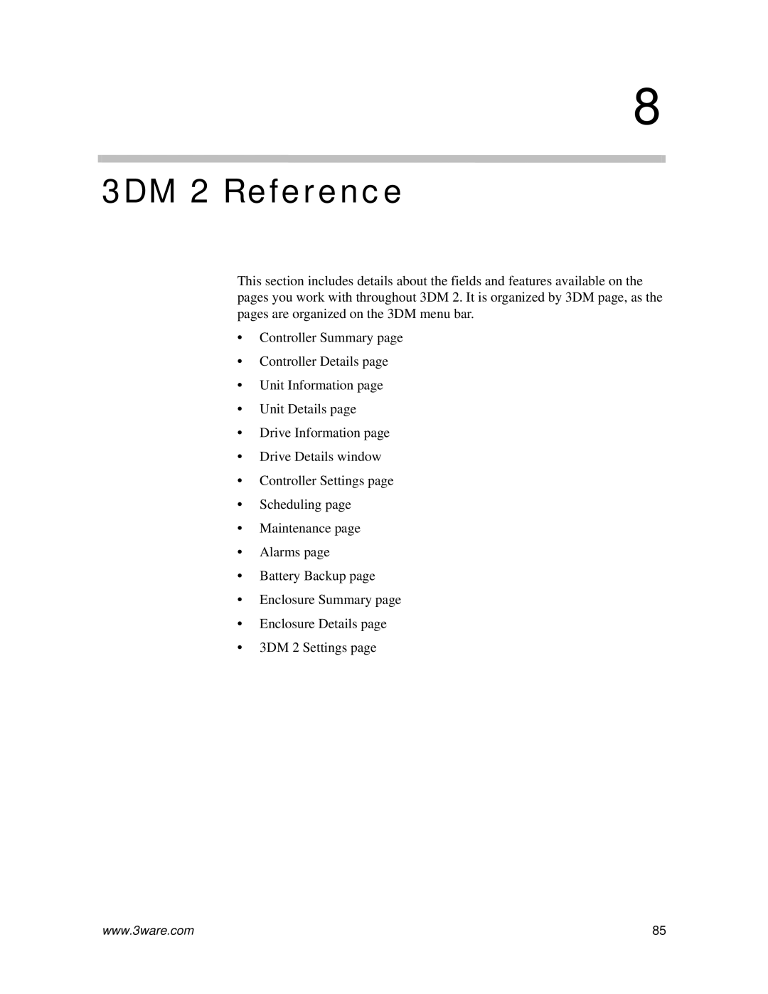 AMCC 720-0138-00 manual 3DM 2 Reference 