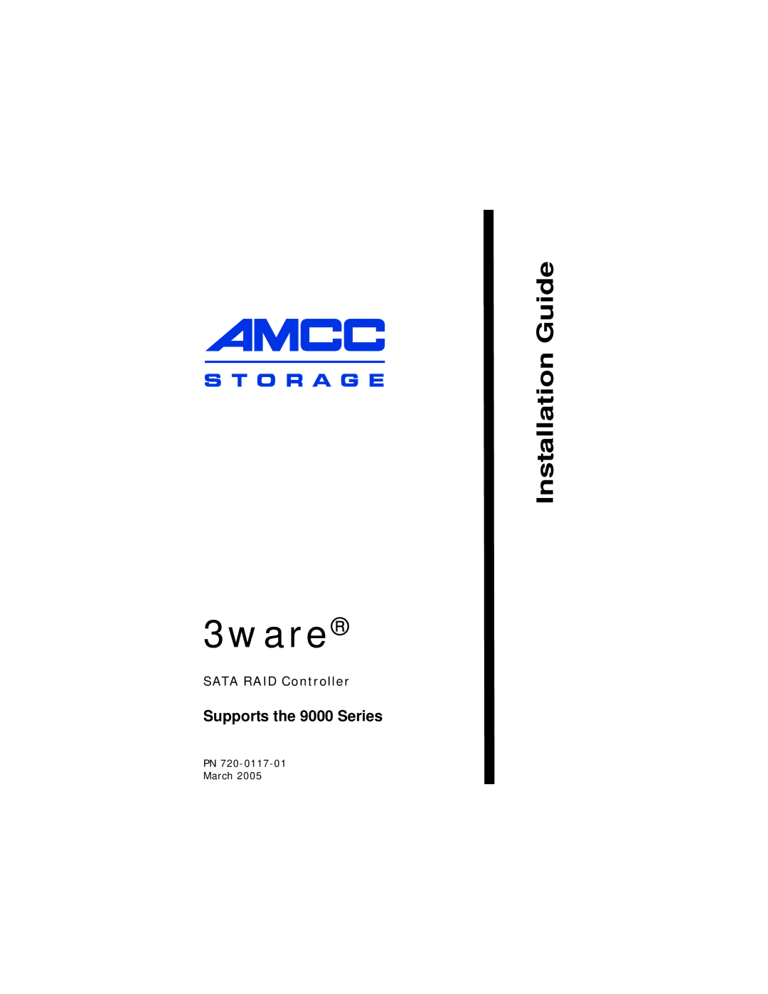 AMCC 9000 manual 3ware 