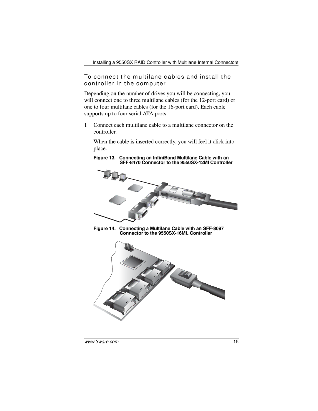 AMCC 9550SX-8LP manual 