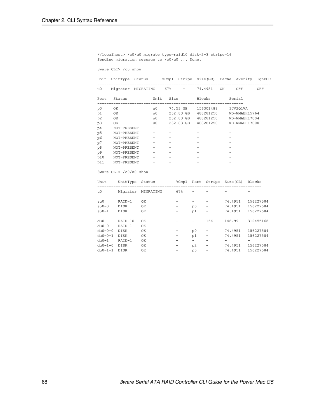 AMCC 9590SE-4ME manual 3JV2Q1VA 