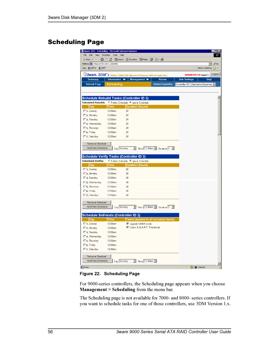 AMCC PN 720-0104-00 manual Scheduling 