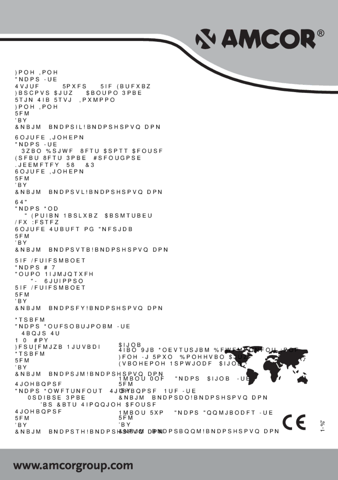 Amcor 19EH, 25EH, PLDA instruction manual Poh,Poh 