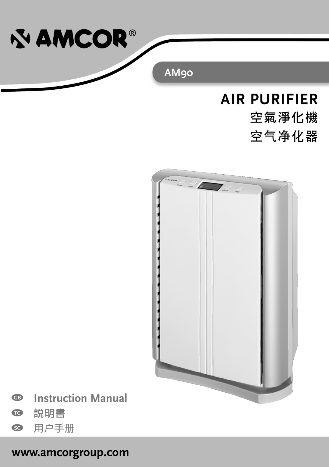 Amcor AM90 instruction manual AIR Purifier 