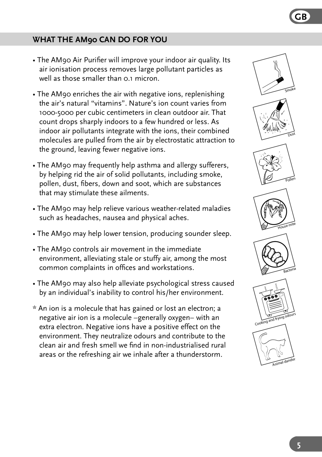 Amcor instruction manual What the AM90 can do for YOU 