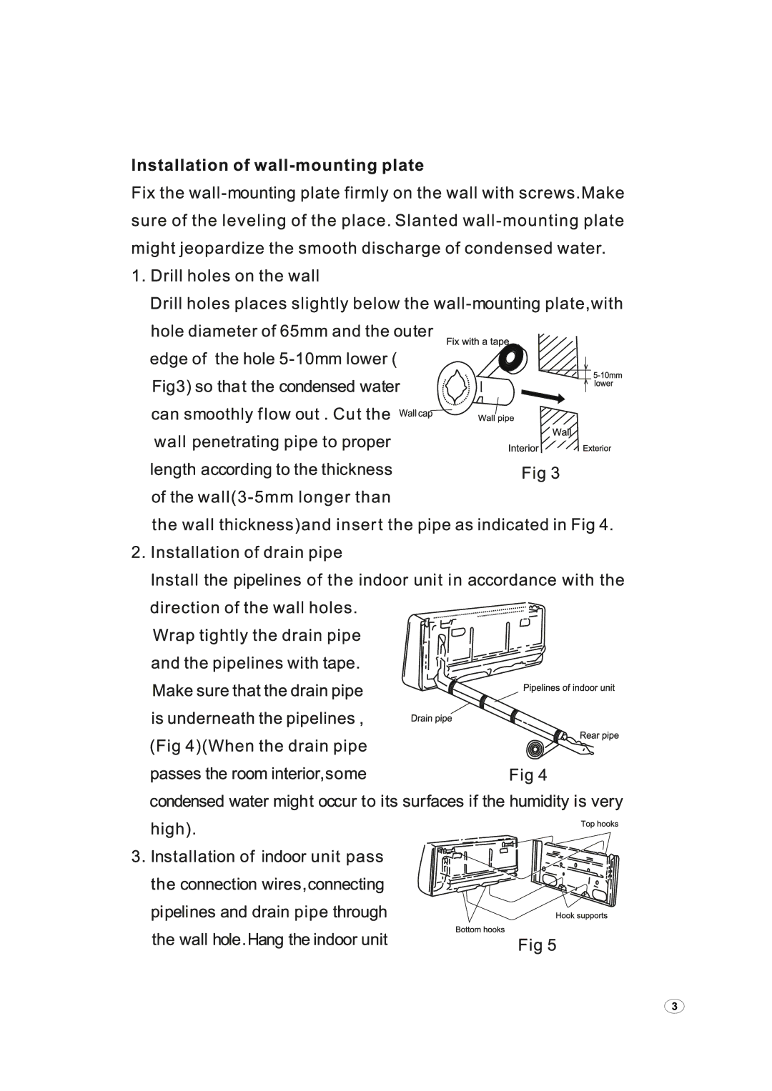 Amcor AOM 243HX, AWM 093HX, AOM 183HX installation manual 