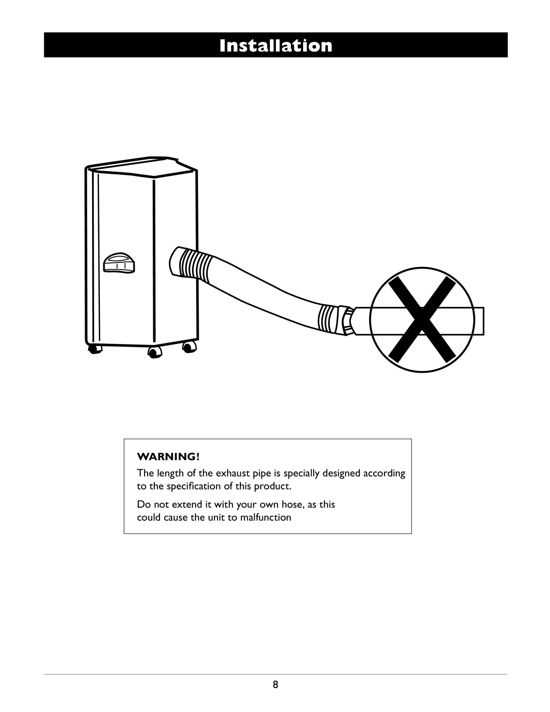 Amcor CPLMB-12000E owner manual Installation 