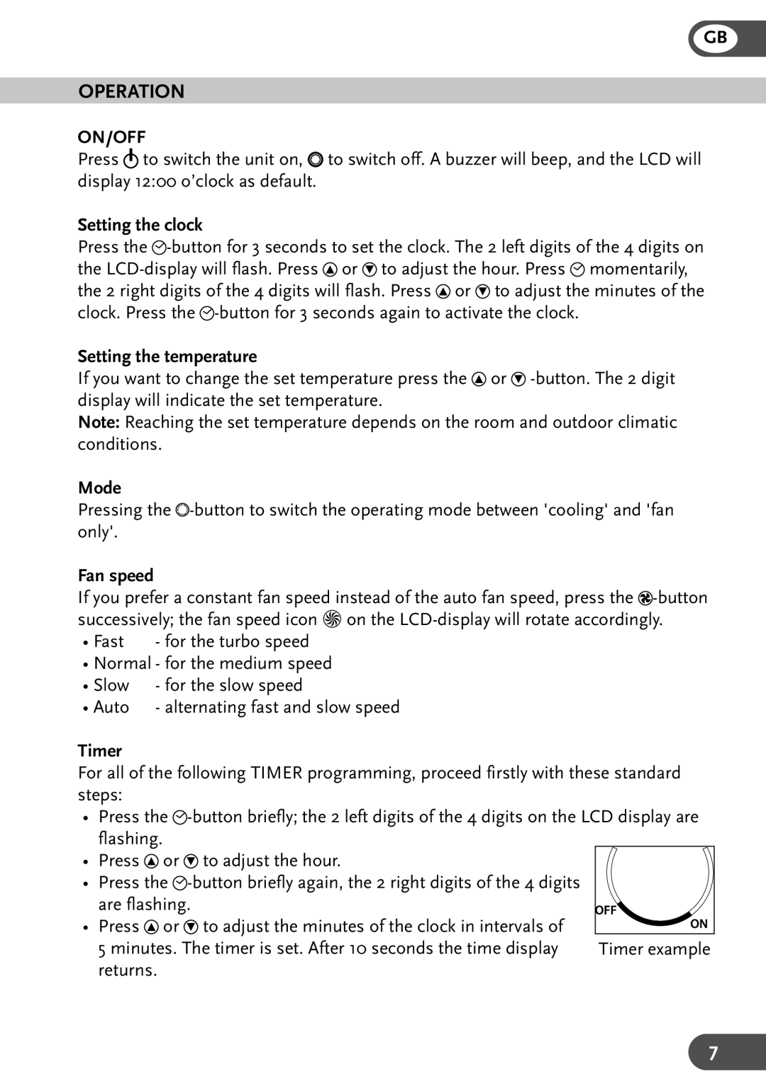 Amcor PCMA 15KE-410, PCMA 12KE-410, PCMA 9KE-410 user manual Operation 