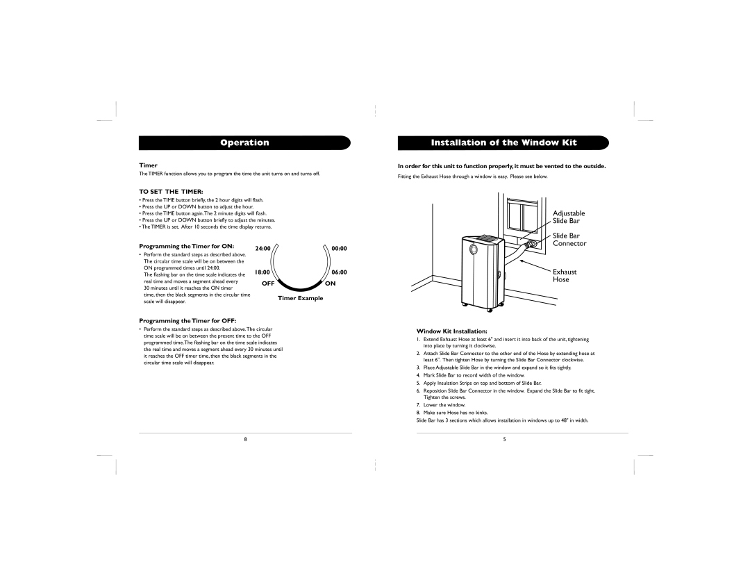 Amcor PLM owner manual Installation of the Window Kit 