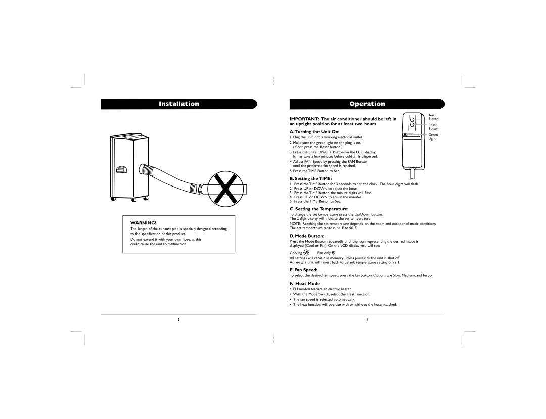 Amcor PLM owner manual Installation 