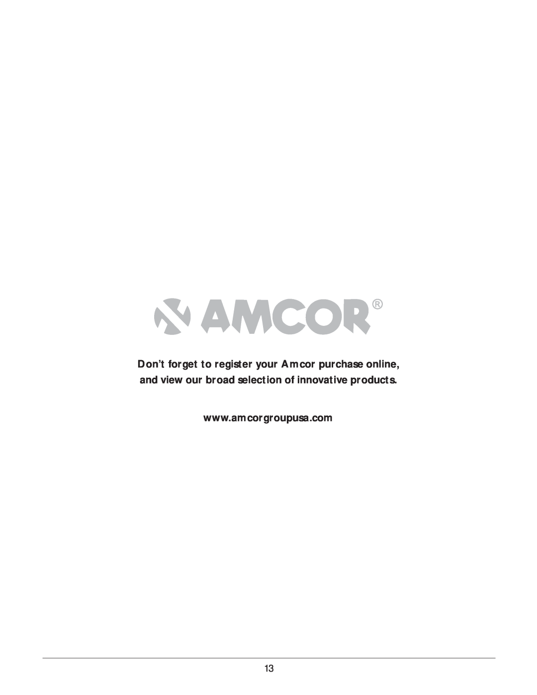 Amcor PORTABLE AIRCONDITIONER owner manual 