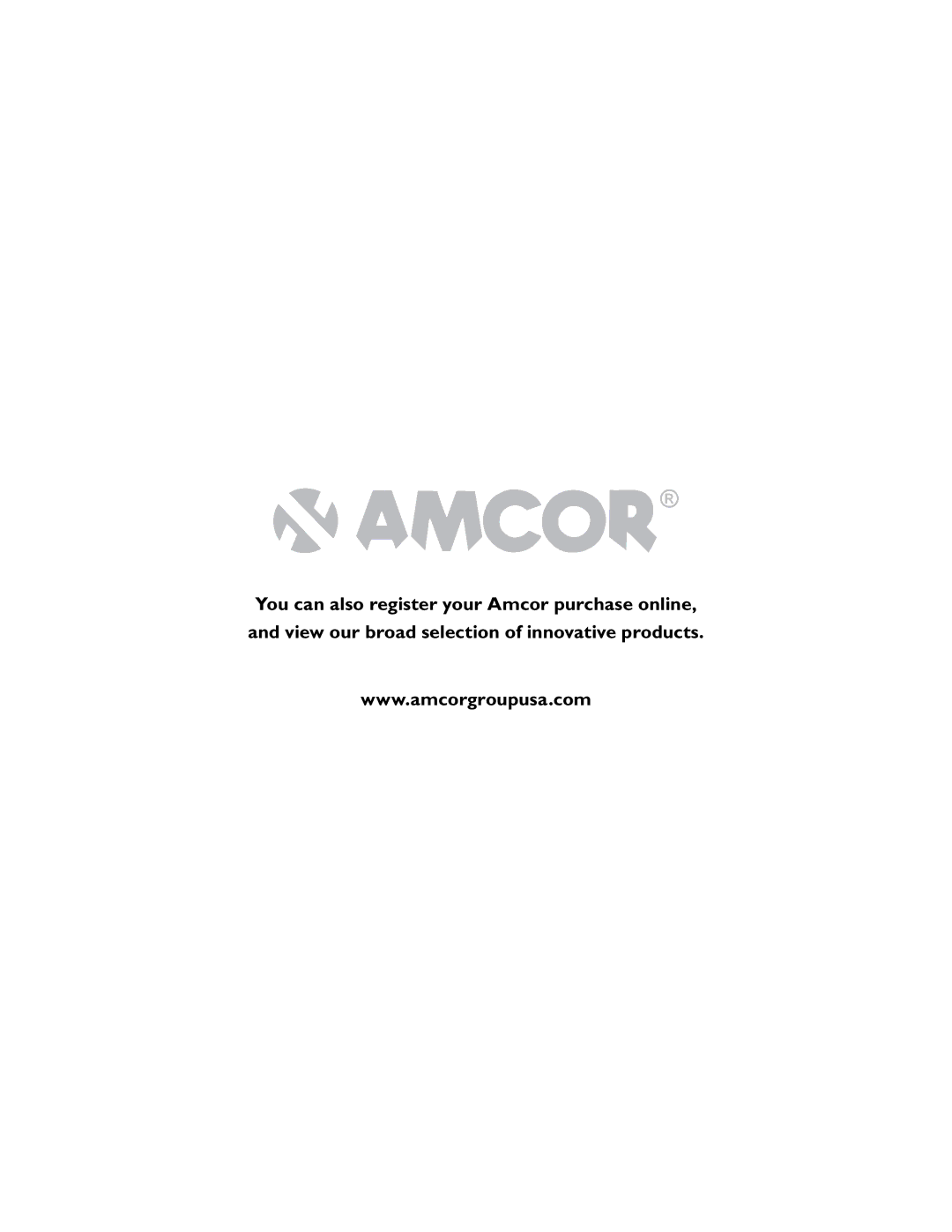 Amcor WV 150, WV 50, WV-100 owner manual 