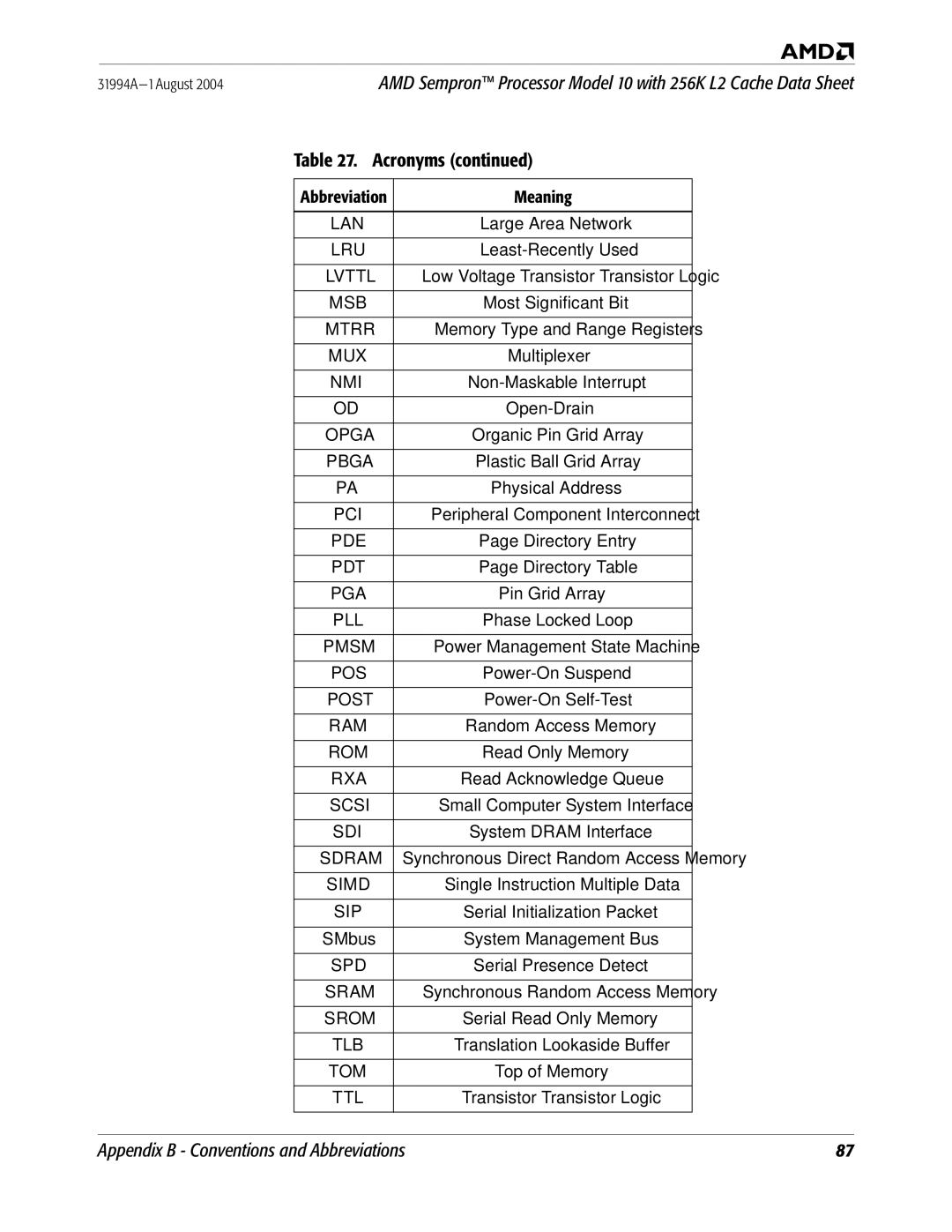 AMD 10 manual Nmi 