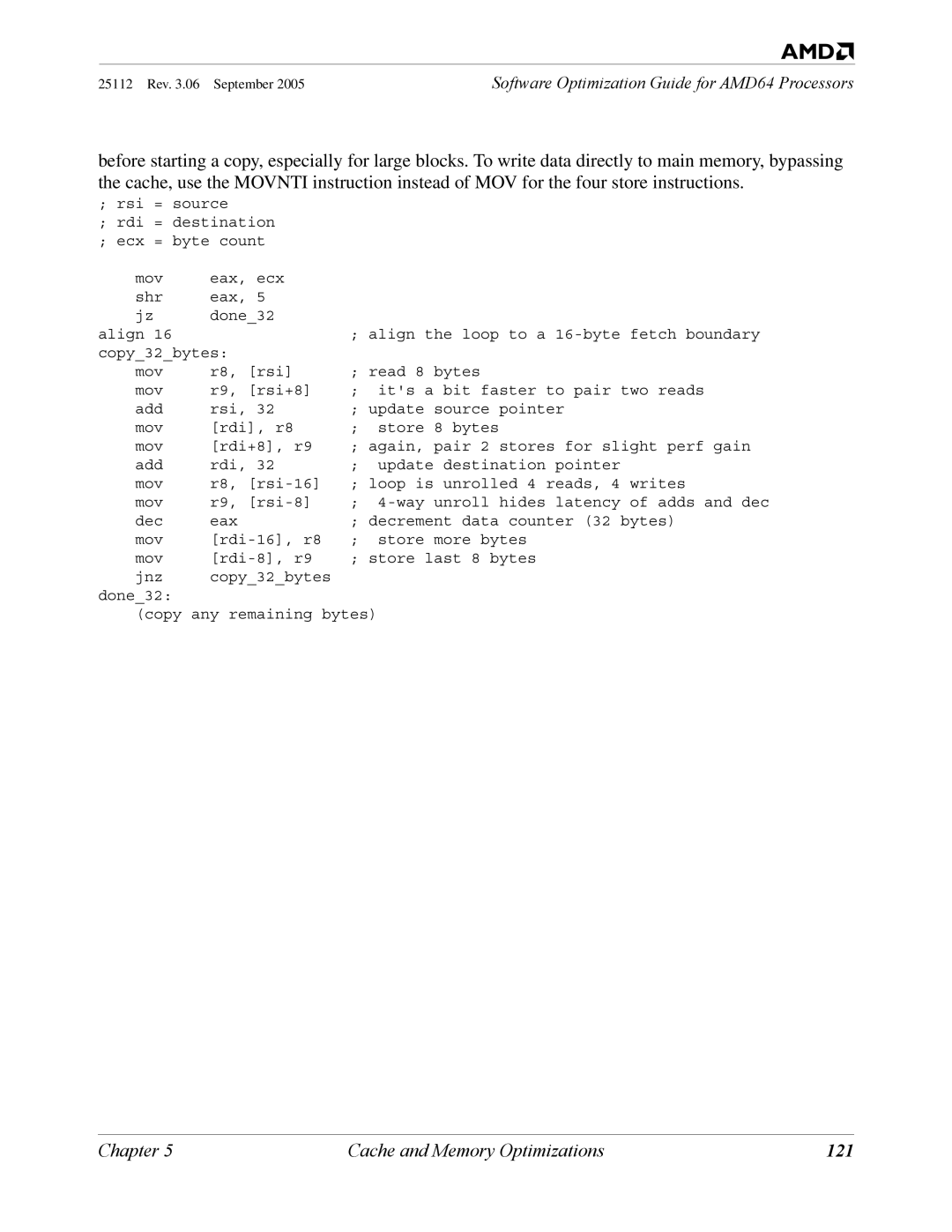 AMD 250 manual 121 