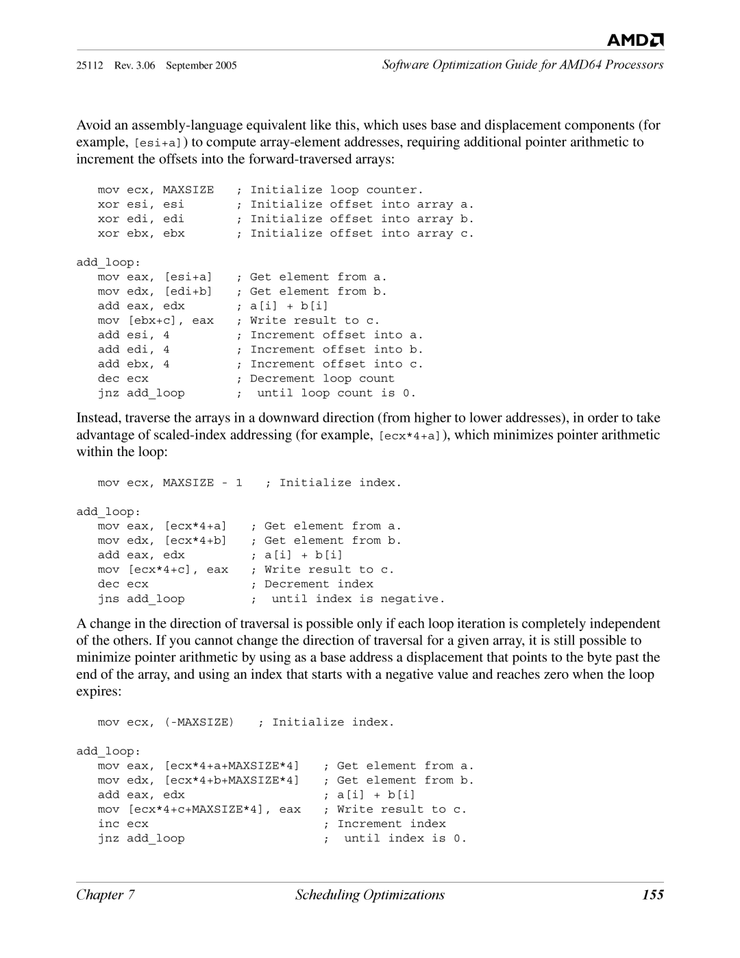 AMD 250 manual 155 