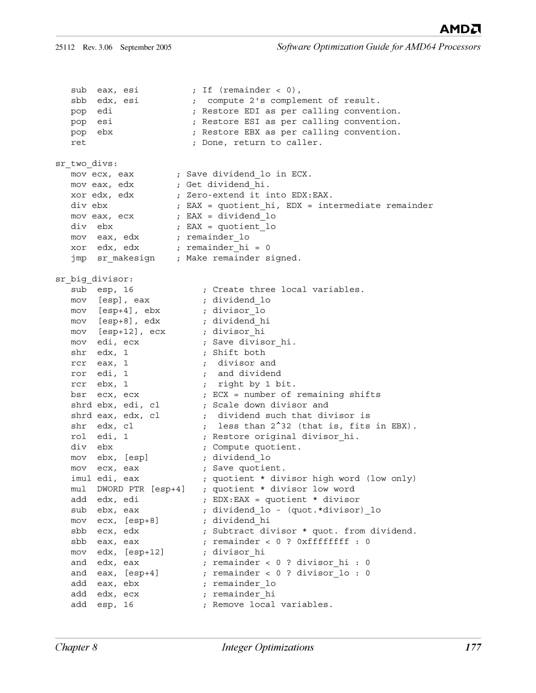 AMD 250 manual 177 