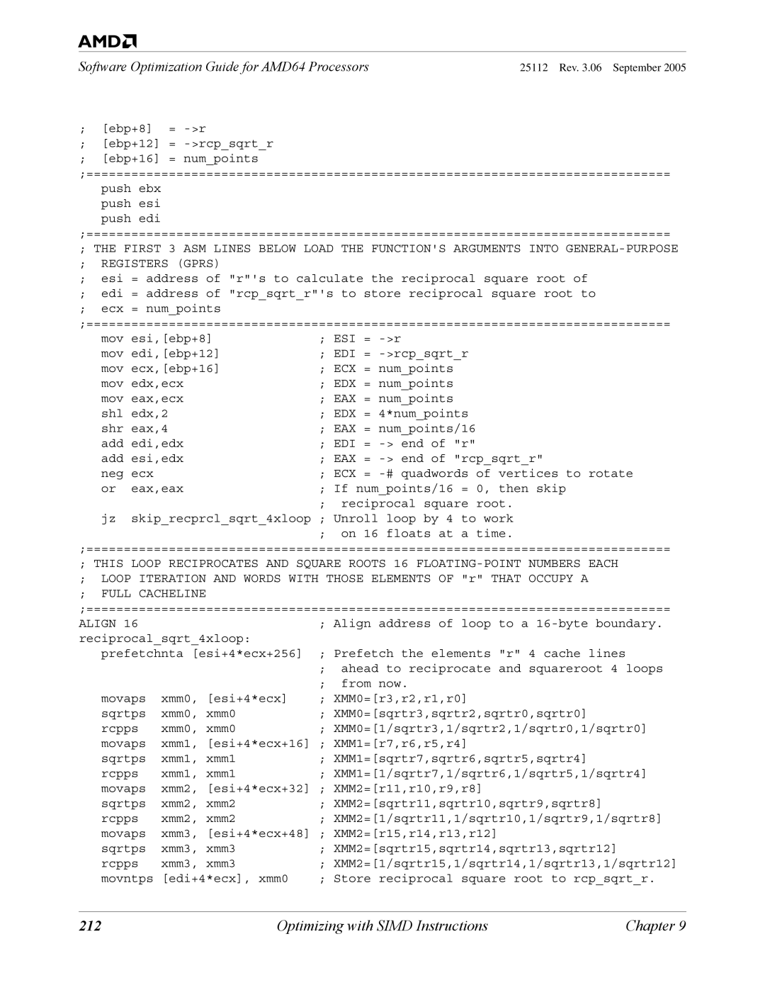 AMD 250 manual 212 