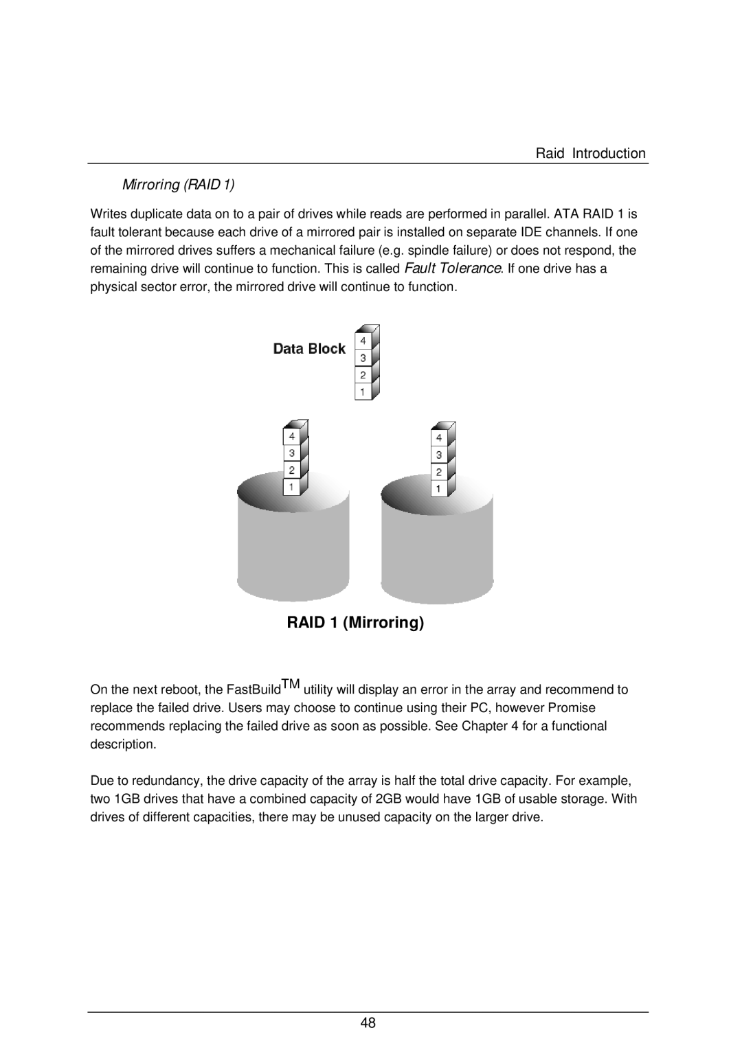 AMD 4118 specifications Mirroring RAID, RAID 1 Mirroring 