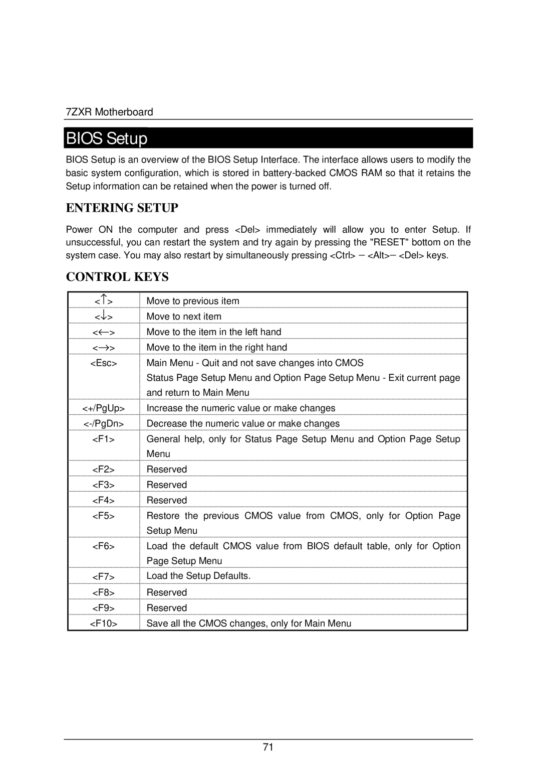 AMD 4118 specifications Bios Setup, Entering Setup 