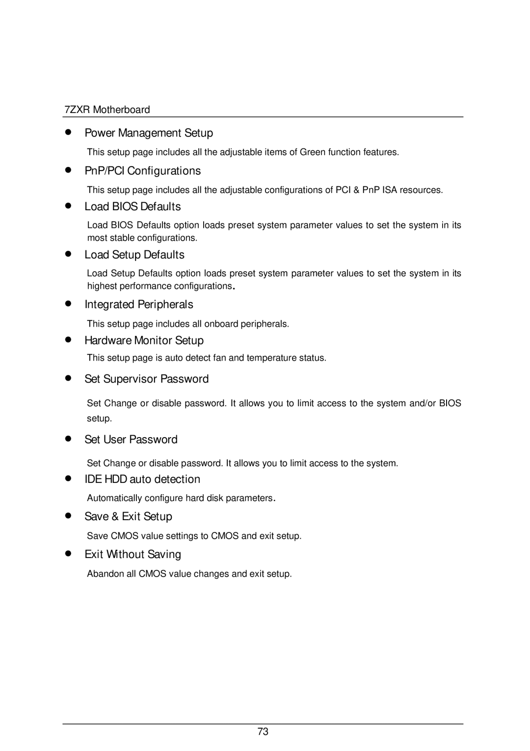 AMD 4118 Power Management Setup, PnP/PCI Configurations, Load Bios Defaults, Load Setup Defaults, Integrated Peripherals 