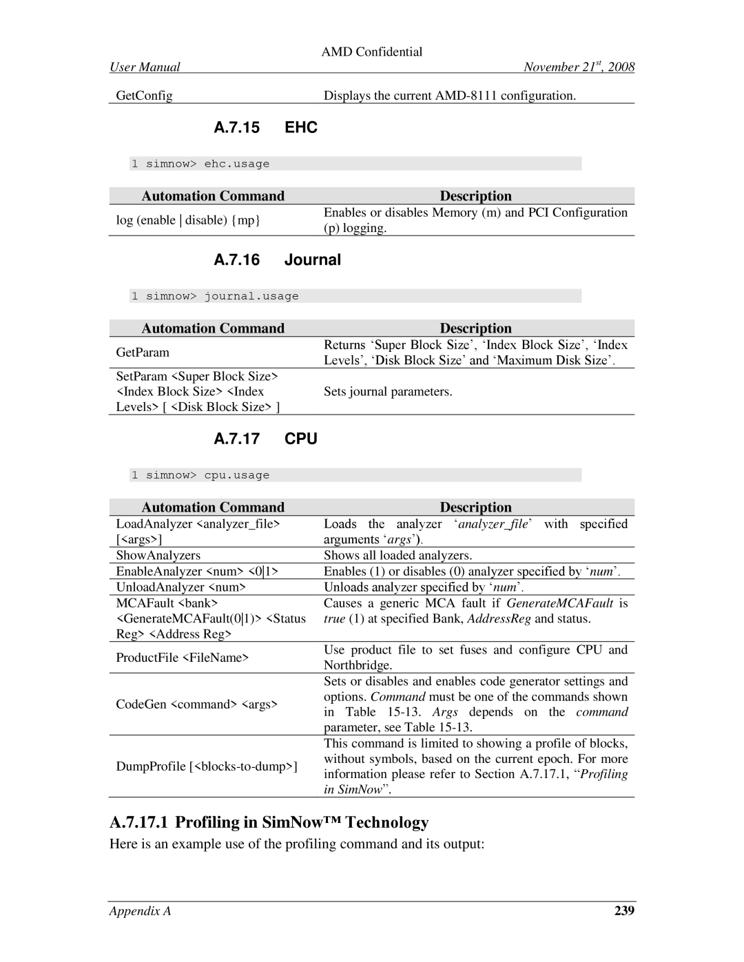 AMD 4.4.5 user manual Journal, 239 