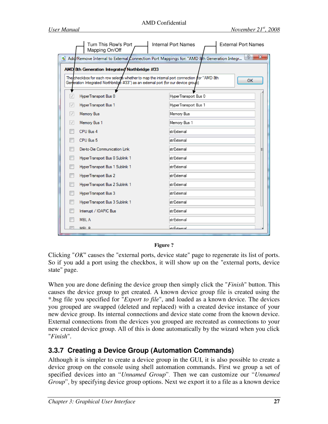 AMD 4.4.5 user manual Creating a Device Group Automation Commands 