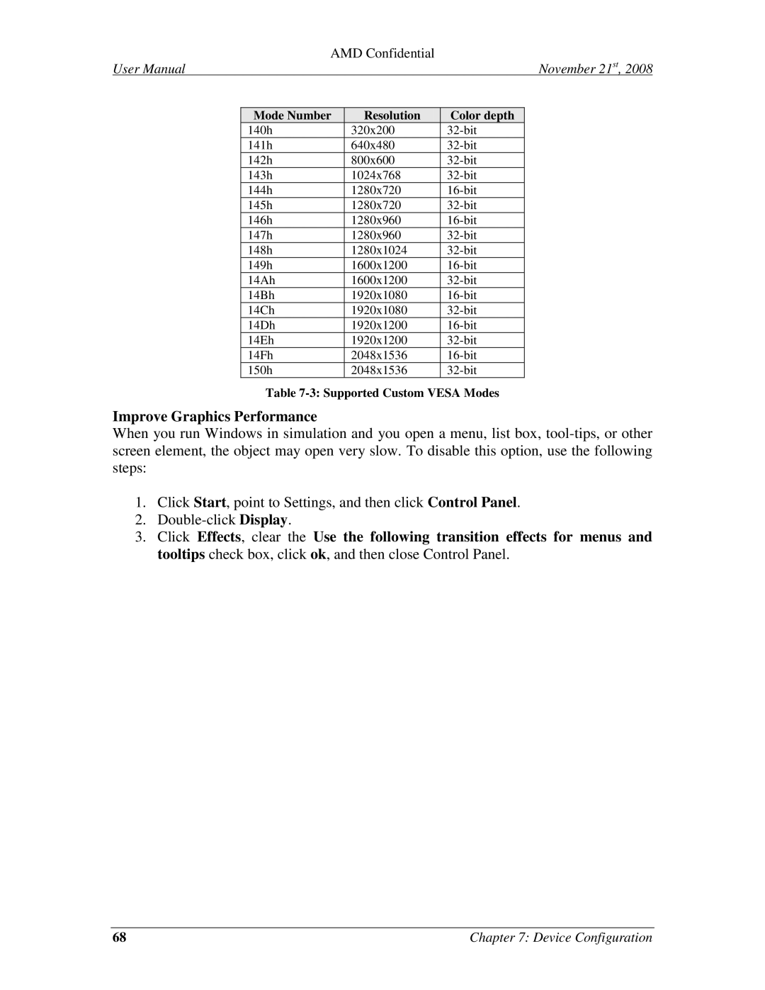 AMD 4.4.5 user manual Improve Graphics Performance 