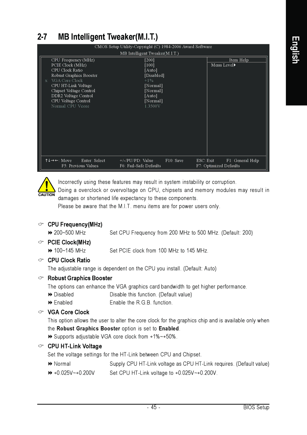 AMD 701P47156 user manual MB Intelligent TweakerM.I.T 