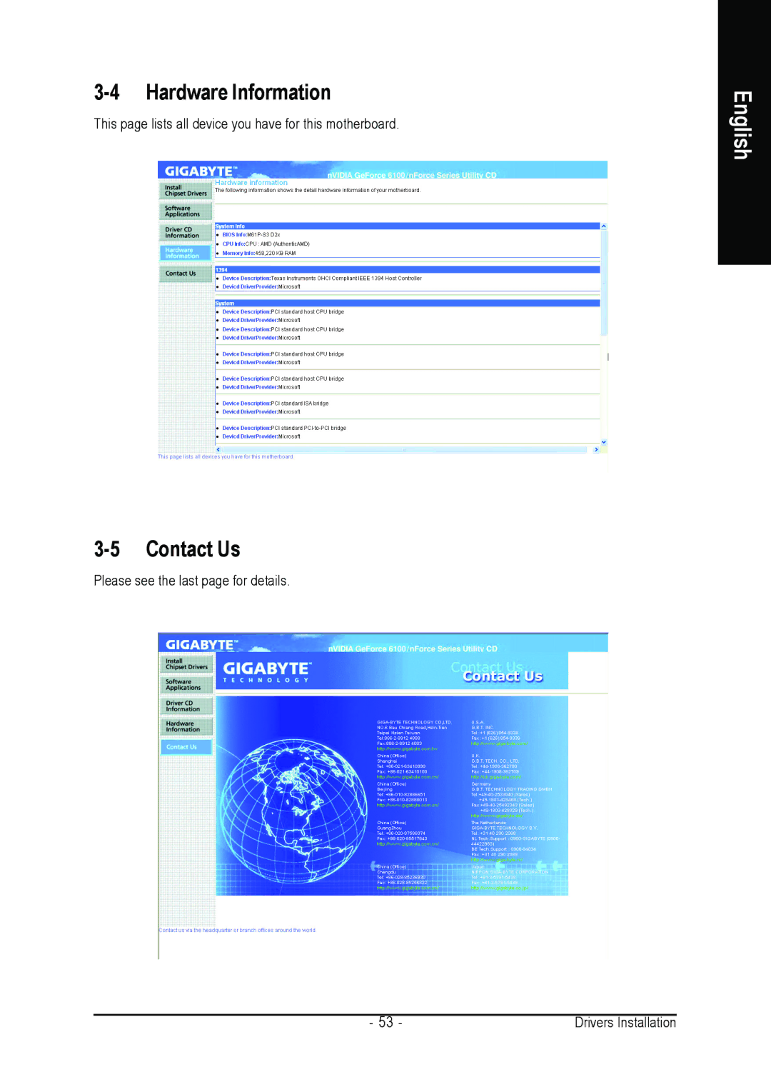 AMD 701P47156 user manual Hardware Information, Contact Us 