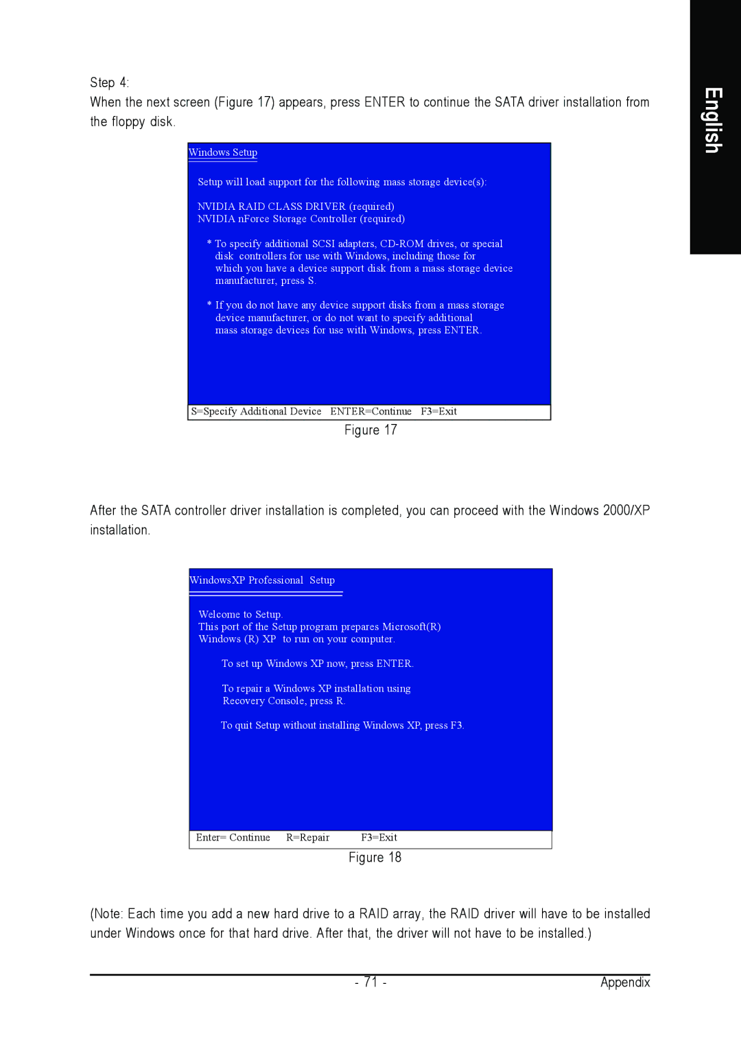 AMD 701P47156 user manual Enter= Continue R=Repair F3=Exit 